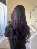 タイドヘアー 茨木2号店(TIDE HAIR)&nbsp;グレーパープルカラー
