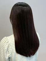 オレンジペコ(orange peco)&nbsp;顔周りカット 髪質改善トリートメント ナチュラルブラウン 20代