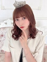 リルミー(Lilme) ぱっつん前髪×やわらかブラウンベージュ*まゆ