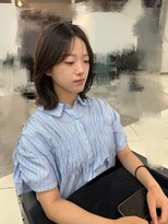 ヴェイン 渋谷(vain)&nbsp;シースルーバングで垢抜け！くびれ巻きで大人っぽい◎