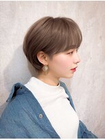 ロット 横浜(lot) 大人くびれショート×髪質改善×グレージュ横浜駅