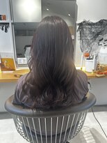 エッジ(EDGE)&nbsp;柔らかピンクブラウン×艶ロングで大人の美髪