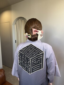 リアンド(Re:and) 【崩れにくく】つるっと大人女将お祭りヘア
