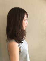 重めレイヤースタイル 担当 伊原