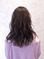 パルフェ ヘアー バイ オーク 九大学研都市(parfait hair byOAK) ラベンダーグレー☆セミロングレイヤー