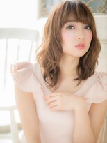 クオーレ ヘア アンジュ 水戸店(CUORE HAIR ange)&nbsp;*ange水戸*…大人かわいいグラデーションカラー♪小顔セミディａ