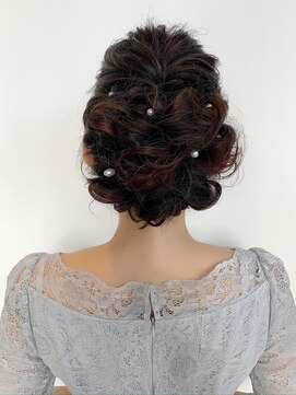 ヘアーアンドスパ フェリーチェ ミチ 野田屋町店(HAIR&SPA felice MICHI) ふわふわアップスタイル
