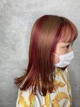 ニコ(nico...) フェイスフレーミングとカチューシャカラー