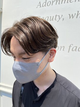六本木美容室 白金店 センターパートマッシュ