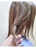 イルミナ艶カラー+《毛髪回復度140％！TOKIOTr》￥11500《前髪カット無料》
