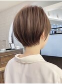 小顔可愛い大人ショートボブ
