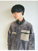 重めメンズマッシュヘア