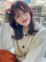 グロー 大宮(GLROW)&nbsp;大人ガーリー/前髪/顔周りレイヤー×ブリーチなし韓国ヘア[大宮]