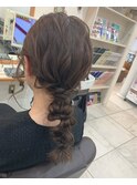 編み下ろし　パーティヘアセット　担当Fuku