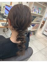 ラフューネ ヨコハマ(Raffune Yokohama) 編み下ろし　パーティヘアセット　担当Fuku