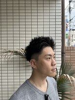 スウェル 船橋店(Swell)&nbsp;ハイライト/マッシュパーマ/ウルフ/アッシュブラック1