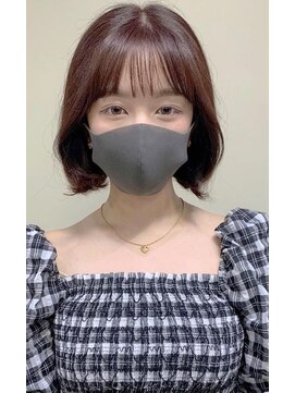 ナループロア ルームー(Nalu pu loa ROOMOO) ゆるまきタッセルカット/タッセルカット/タンバルモリ/韓国ボブ