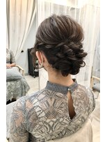 お呼ばれヘアセット♪yu
