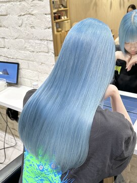 フリーラ 表参道(freera) ブリーチダブルカラーホワイトカラーインナーカラー裾カラー艶髪