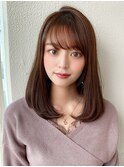 小顔ワンカールレイヤーカットデジタルパーマくびれヘア