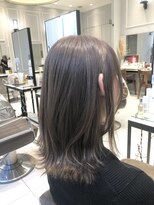 ダブルブリーチで作るラベンダーグレージュカラー