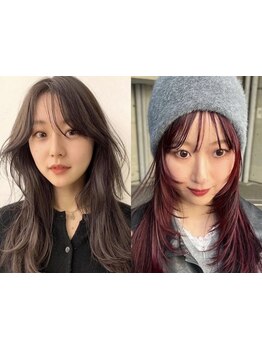 顔周りのデザインで印象UP/小顔効果を実感◎ハイトーンにも合う仕上がりをお届けしています【三軒茶屋】