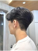 毛流れセンターパート/ニュアンスパーマ