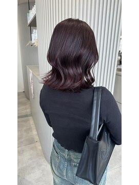 カシェ シモムラ(Cashe'e SHIMOMURA) ボルドーカラー