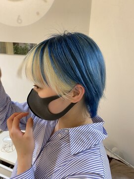 テーラヘアー 稲毛店(TELA HAIR) 抜きっぱなし☆バングカラー