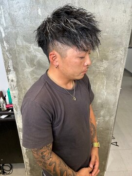 メンズサロン キング 梅田店(Men’s salon K!ng) 波巻きツイストスパイラルパーマ/フェザーパーマ/眉毛/メンズ