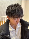 【Haru】メンズヘア/ラウンドマッシュ/ツイストスパイラル