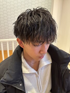 サラビューティーサイト 志免店(SARA Beauty Sight) 【Haru】メンズヘア/ラウンドマッシュ/ツイストスパイラル