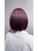 【ピンクパープル】×【ボブ】