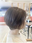 丸みショートボブ
