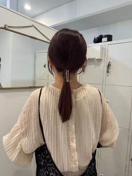 エイチ 梅田(H) 20代30代40代ミニウルフオージュアネビージュタッセルボブ