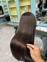 イオエ 西梅田(ioe)&nbsp;ブリーチなしカラー／髪質改善/ミルクティーベージュ/小顔へア