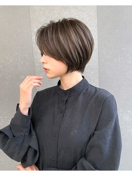 ロンドロゼ 池袋(Lond rose) ♪ チャコールグレー/オリーブグレー/ショートボブ/前髪/小顔1