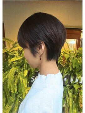 耳かけ美人ショートで好印象 /トリートメント /カラー 