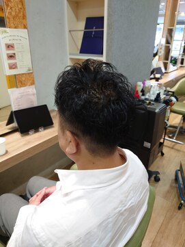 ブロッサム 東中野店 ツーブロック×ニュアンスパーマ