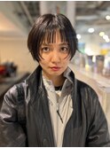 【ERI】ハッシュカット黒髪モード似合わせショート