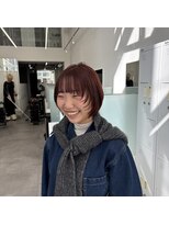 ニトバイアンキシム ボブ(nit by AHNKISM) 小顔効果◎レイヤースタイル♪