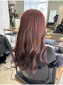 ブリーチなしのダブルカラーでピンクラベンダーカラーに◎