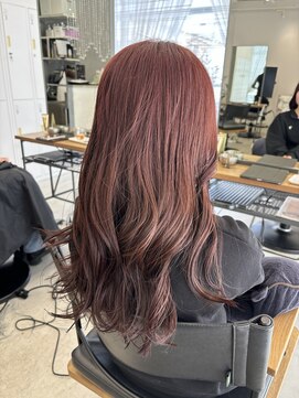 テラス トヨタ(Telasu Toyota) ブリーチなしのダブルカラーでピンクラベンダーカラーに◎