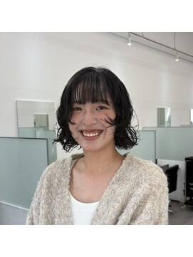 ニトバイアンキシム ボブ(nit by AHNKISM) 小顔効果◎レイヤーパーマ♪