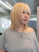 ジーレ 南堀江(jiire)&nbsp;ブロンド×レイヤーボブ