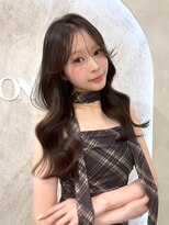 オニキス 原宿(ONYX)&nbsp;レイヤーカットくびれ巻きブラウンカラー