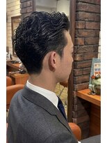 ヘアメイク フレンシア(hair make flencia)&nbsp;アップバング×ツーブロックビジネス【397スタイル】