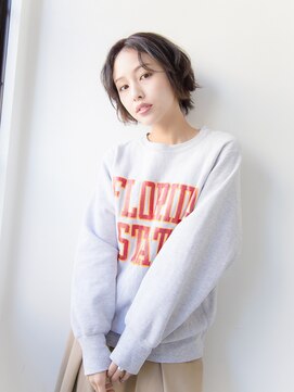 アンジュ ヘアー(Ange hair) アンジュヘアー　大人かわいい無造作ショートボブ