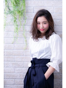 ヘアーアートシフォン 池袋西口店(Hair art chiffon) 着物黒髪イルミナカラーヘルシーレイヤーデジタルパーマボブ池袋