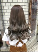 ハイライト☆アッシュグレージュ